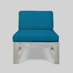 5pc Santa Ana Acacia Wood Patio Sofa Sectional Set - Christopher Knight Home -Knight Outdoor Cheap Store GUEST 575fdd80 8ed5 4aef b5f5 847942f7a44e