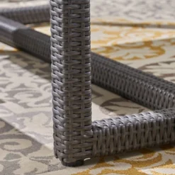 Santa Rosa 8pc Wicker & Aluminum Sofa Dining Set - Gray/Silver - Christopher Knight Home -Knight Outdoor Cheap Store GUEST 58a04276 e302 4eb7 80eb fa98b8a48595