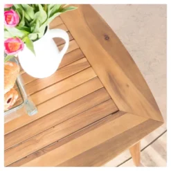 Sunqueen Rectangle Acacia Wood Dining Table - Teak Finish - Christopher Knight Home -Knight Outdoor Cheap Store GUEST 58ee7236 9b9b 44b9 9127 604a98c1a1d0