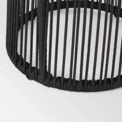 Moonstone Rope Weave Modern Side Table - Black - Christopher Knight Home -Knight Outdoor Cheap Store GUEST 5980bf0e 1920 4d6c 8f85 de6f83838b76