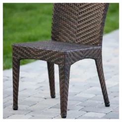 Brooke Set Of 2 Wicker Patio Chairs - Multi Brown - Christopher Knight Home -Knight Outdoor Cheap Store GUEST 5a2e3427 9205 4453 aa5b 06ef91cd917c