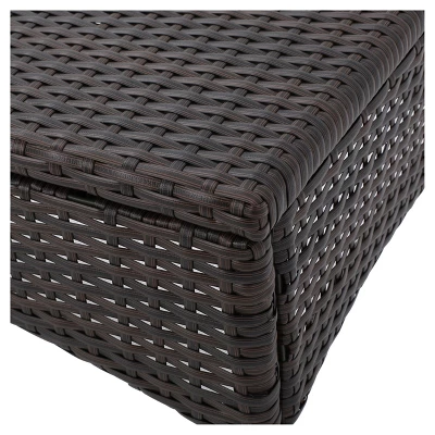 Cancun 4pc All-Weather Wicker Patio Chair Set - Brown - Christopher Knight Home 2 Cancun 4pc All-Weather Wicker Patio Chair Set - Brown - Christopher Knight Home - Image 2