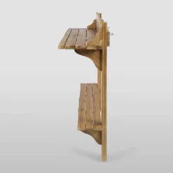 Rectangle Caribbean Acacia Wood Balcony Bar Table - Natural - Christopher Knight Home -Knight Outdoor Cheap Store GUEST 5d3d3779 f6cc 457d 845e c69ba6f986d8