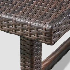 Harlowe 7pc Wicker Dining Set - Brown/Cream - Christopher Knight Home -Knight Outdoor Cheap Store GUEST 62c7b763 158a 4049 9750 dc6877151dda