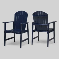 2pk Malibu Acacia Wood Patio Adirondack Dining Chairs - Christopher Knight Home -Knight Outdoor Cheap Store GUEST 634a1115 edb9 4df1 be86 c0fb764c4dd0
