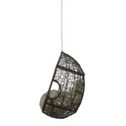 Castaic Indoor/Outdoor Wicker Hanging Chair With 8' Chain - Brown/Khaki - Christopher Knight Home 9 Castaic Indoor/Outdoor Wicker Hanging Chair With 8' Chain - Brown/Khaki - Christopher Knight Home -Knight Outdoor Cheap Store GUEST 6579027d d33b 406b 8450 06b5cfa0efd4
