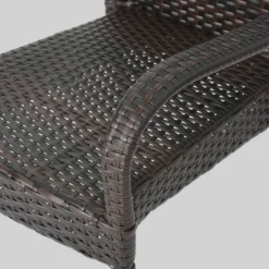 Grant 5pc Wicker Patio Dining Set- Brown - Christopher Knight Home -Knight Outdoor Cheap Store GUEST 6681a707 e03d 4f2c 80b0 4a133383029e 1