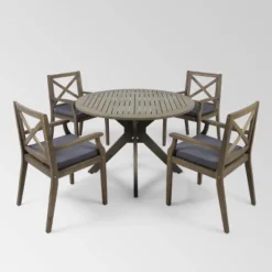 Llano 5pc Patio Dining Set - Christopher Knight Home