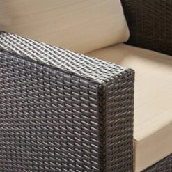 Santa Rosa 10pc Wicker Sectional Sofa Set - Brown/Beige - Christopher Knight Home -Knight Outdoor Cheap Store GUEST 6814dcae 4b51 40d3 80a7 44668cda4b2f