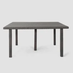 Chadney 9pc Wicker Dining Set - Brown/Cream - Christopher Knight Home -Knight Outdoor Cheap Store GUEST 68bd9b46 783a 4781 bad7 58ec390eae21