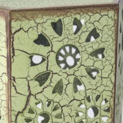 Eliana 14" Sunburst Outdoor Patio Iron Side Table - Crackle Teal - Christopher Knight Home -Knight Outdoor Cheap Store GUEST 68d917ce 878e 4b75 8daa be47ae8afecf