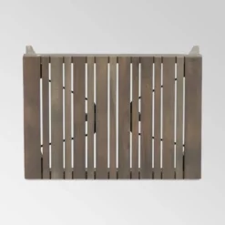 Kyoto Acacia Wood Folding Side Table - Gray - Christopher Knight Home -Knight Outdoor Cheap Store GUEST 69dd14b4 79cc 4f66 b75d 1c569bc01ad1