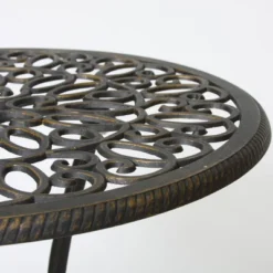 Thomas 3pc Cast Aluminum Patio Bistro Set - Dark Gold - Christopher Knight Home -Knight Outdoor Cheap Store GUEST 6a465447 8587 4c1e 8ed7 5ea3f15704a8