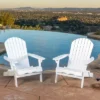 Hayle 2pk Wood Reclining Adirondack Chair With Footrest - Christopher Knight Home