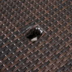 Bertha 5pc Wicker Patio Dining Set - Multibrown - Christopher Knight Home -Knight Outdoor Cheap Store GUEST 6cabf026 b9f5 4e48 aec0 f735ac056de9