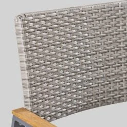 Luton 2pk Wicker & Aluminum Patio Dining Chair - Gray - Christopher Knight Home -Knight Outdoor Cheap Store GUEST 6f632f70 4407 43d0 a418 f52da59555fc