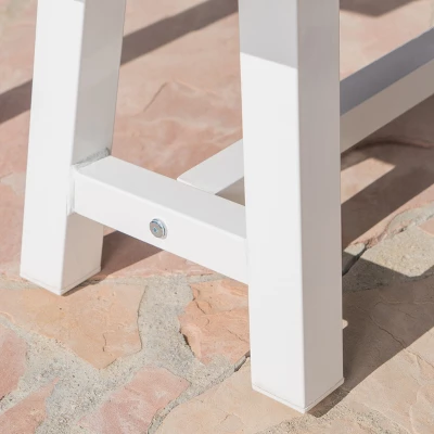 Carlisle 3pc Rustic Wood Patio Dining Set - Christopher Knight Home 3 Carlisle 3pc Rustic Wood Patio Dining Set - Christopher Knight Home - Image 3