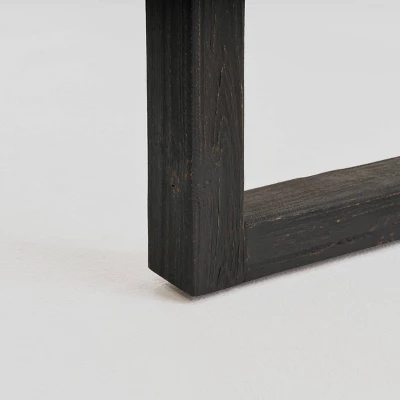 Nestor Rectangle Acacia Dining Table - Dark Gray - Christopher Knight Home 3 Nestor Rectangle Acacia Dining Table - Dark Gray - Christopher Knight Home - Image 3