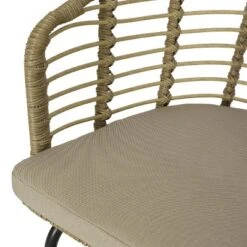 Randy 2pk Outdoor Wicker Chairs With Cushions - Light Brown/Beige - Christopher Knight Home -Knight Outdoor Cheap Store GUEST 721edf69 40f5 4efb bae3 9105c8d24155
