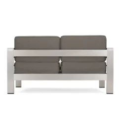 Cape Coral 5pc Aluminum And MGO Seating Set With Fire Table Khaki/Light Gray - Christopher Knight Home 24 Cape Coral 5pc Aluminum And MGO Seating Set With Fire Table Khaki/Light Gray - Christopher Knight Home -Knight Outdoor Cheap Store GUEST 72369f1a e599 4d30 93cb 877b6f8ed328