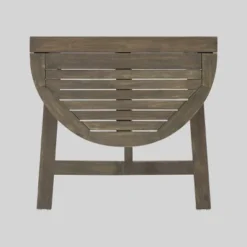 Westmount Half-Round Acacia Patio Bistro Table Gray - Christopher Knight Home 9 Westmount Half-Round Acacia Patio Bistro Table Gray - Christopher Knight Home -Knight Outdoor Cheap Store GUEST 731fbd9e 2e31 4648 8b64 bff3bfcef240
