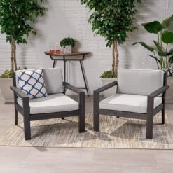 Santa Ana 2pk Acacia Wood Club Chairs - Christopher Knight Home -Knight Outdoor Cheap Store GUEST 73a13426 9eae 4e4a a12e ef11056ee550