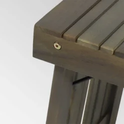 Kyoto Acacia Wood Folding Side Table - Gray - Christopher Knight Home -Knight Outdoor Cheap Store GUEST 74c43698 d55d 4a43 9b23 ffdd47f15c48