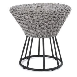 Crete Round Wicker Outdoor Side Table - Christopher Knight Home -Knight Outdoor Cheap Store GUEST 75c6b4ee 0cf6 4cc8 94ce fa8b0e908176