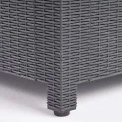 Waverly 4pc All Weather Faux Wicker Patio Chat Set - Dark Gray/Gray - Christopher Knight Home -Knight Outdoor Cheap Store GUEST 7627beed 7b2b 4377 8f71 eb674ff25662