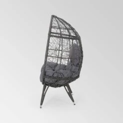 Gianni Wicker Teardrop Chair - Christopher Knight Home -Knight Outdoor Cheap Store GUEST 7704b9d6 3865 4d61 b3d3 8a71a341d36d