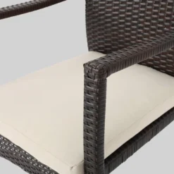 Adina 7pc Aluminum & Wicker Patio Dining Set - Brown - Christopher Knight Home -Knight Outdoor Cheap Store GUEST 7b5d0ab2 707c 411f 95f6 eaf09b2766bf