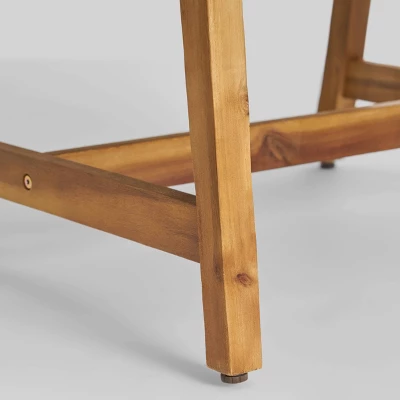 Breakwater 5pc Wood & Wicker Patio Chat Set With Fire Pit - Natural/Gray/Brown - Christopher Knight Home 2 Breakwater 5pc Wood & Wicker Patio Chat Set With Fire Pit - Natural/Gray/Brown - Christopher Knight Home - Image 2