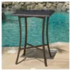 Riga Square Wicker Bar Table - Brown - Christopher Knight Home