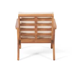 Temecula 2pk Outdoor Acacia Wood Club Chairs With Cushions - Brown Patina/Cream - Christopher Knight Home -Knight Outdoor Cheap Store GUEST 7e20fcc7 87bb 4cf0 8585 88edbbbac79a