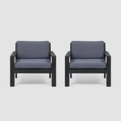 Santa Ana 2pk Acacia Wood Club Chairs - Christopher Knight Home -Knight Outdoor Cheap Store GUEST 7e2613c8 9ac7 4c51 94a0 e0a0dae53e4f