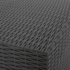 Waverly 5pc Faux Wicker Chat Set Dark Gray/Gray - Christopher Knight Home -Knight Outdoor Cheap Store GUEST 7e95ddc4 c5af 456e 92b3 af57a6a1eb5d