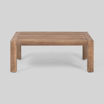 Genser 4pc Acacia Wood Chat Set - Brown/Beige - Christopher Knight Home 5 Genser 4pc Acacia Wood Chat Set - Brown/Beige - Christopher Knight Home - Image 5