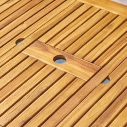 Elmar 7pc Wood & Wicker Expandable Dining Set - Natural/Brown/Cream - Christopher Knight Home -Knight Outdoor Cheap Store GUEST 800a3a71 c5eb 4145 af2b 1fd1ab77e8b8