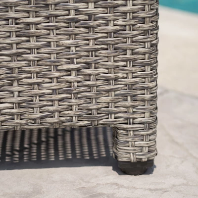 Puerta Wicker Side Table - Christopher Knight Home 3 Puerta Wicker Side Table - Christopher Knight Home - Image 3