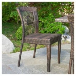 Dusk 7pc Wicker Dining Set - Multi-brown - Christopher Knight Home -Knight Outdoor Cheap Store GUEST 803339e7 c1d1 48dd b9d0 6c5f6fffc46b