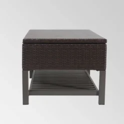 Regent Wicker Storage Bench - Christopher Knight Home -Knight Outdoor Cheap Store GUEST 816bd190 717c 4d60 849e ab7e9d037050