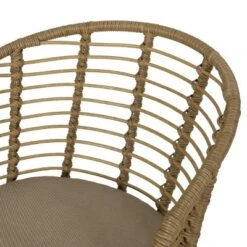 Randy 2pk Outdoor Wicker Chairs With Cushions - Light Brown/Beige - Christopher Knight Home -Knight Outdoor Cheap Store GUEST 82395098 a146 4d6b bd47 a0a760def8f1