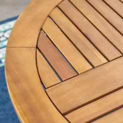 Hermosa Oval Acacia Wood 70" Dining Table - Teak - Christopher Knight Home