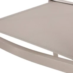 Otero 6pc Outdoor Aluminum Dining Set - Natural/Gray/Silver - Christopher Knight Home -Knight Outdoor Cheap Store GUEST 85a81184 9605 4353 9b1e ffd8901ff9de