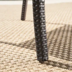 Sherman Oaks 6pc Aluminum/Wicker Patio Dining Set - Brown/White - Christopher Knight Home -Knight Outdoor Cheap Store GUEST 8643e7cf 0e0b 4e05 abcb 722d524f2f4d