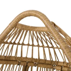 Serina Outdoor Wicker Teardrop Chair With Cushion - Beige/Light Brown - Christopher Knight Home -Knight Outdoor Cheap Store GUEST 8d3ba44c ed4d 4cae a4d3 17d864067cee