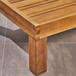 Cambridge 5pc Acacia Wood Sofa Set Teak/Dark Teal- Christopher Knight Home -Knight Outdoor Cheap Store GUEST 8f7ddd22 91f6 411b a873 adf2cf991003