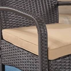 Cordoba 6pc Wicker Conversation Set - Brown/Tan - Christopher Knight Home -Knight Outdoor Cheap Store GUEST 932c42c2 794e 4f13 aa95 f5ade3f8bf65