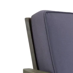 Willowbrook 2pc Acacia Wood Club Chairs - Gray/Dark Gray - Christopher Knight Home -Knight Outdoor Cheap Store GUEST 954a9753 a788 40f8 aa0f 05021d7007f3