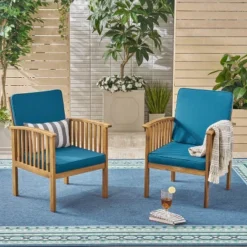 Casa 2pk Acacia Club Chairs - Christopher Knight Home -Knight Outdoor Cheap Store GUEST 966cb3b8 109d 4eea be80 e510a2a1020e